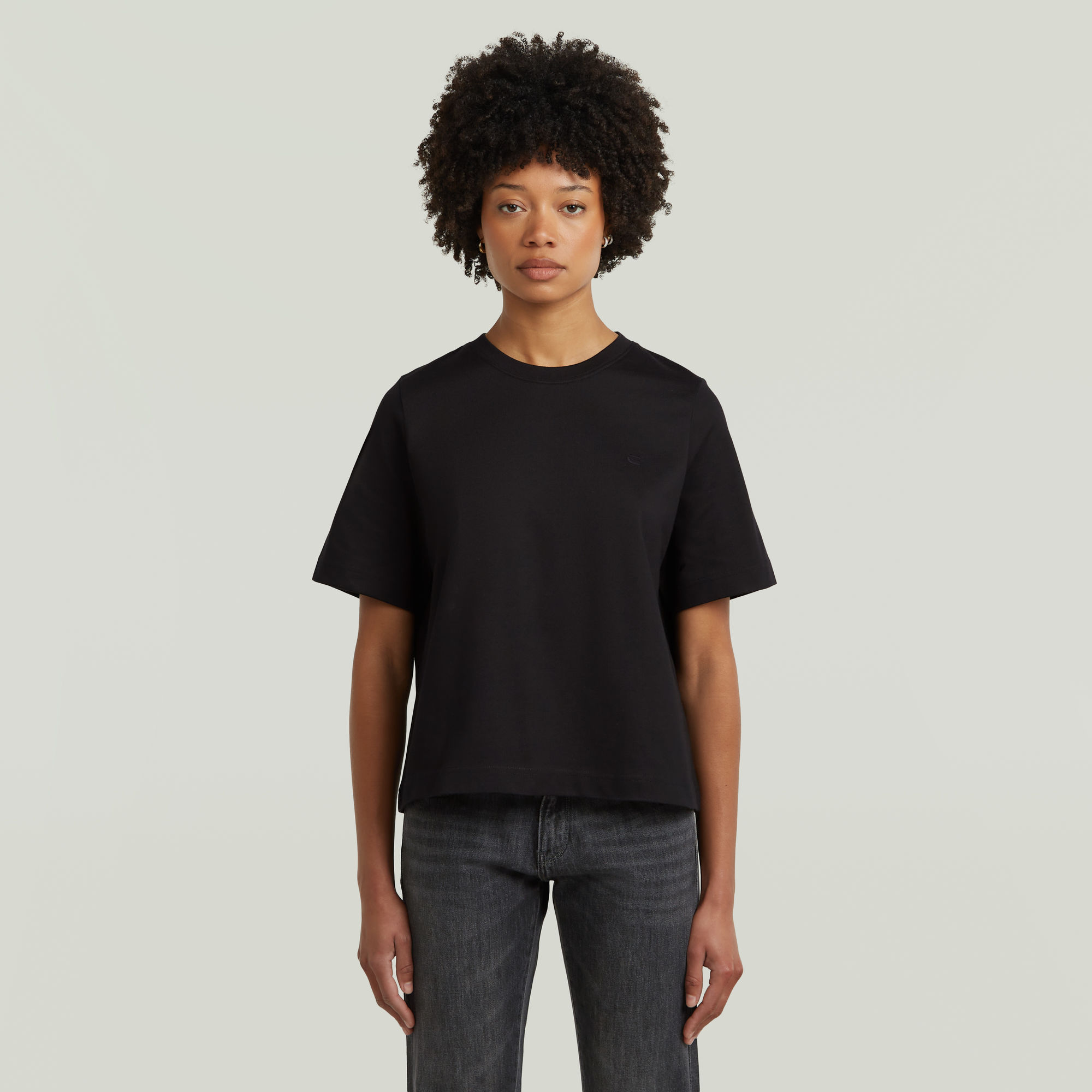 G-Star RAW Boxy T-shirt - Zwart - Dames
