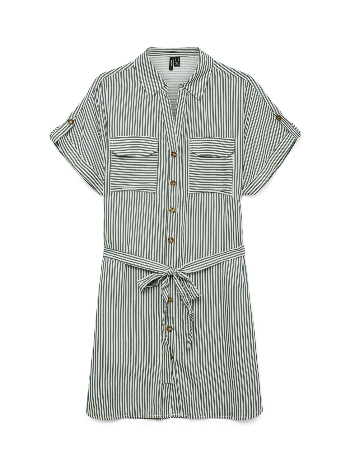 Vero moda Vmbumpy Ss Short Shirt Dress Wvn Ga: