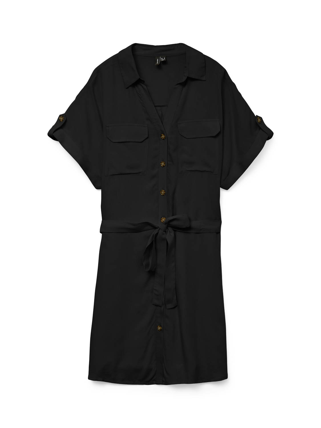 Vero moda Vmbumpy Ss Short Shirt Dress Wvn Ga: