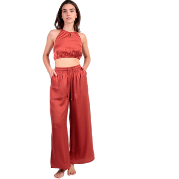 Admas Jumpsui  Zomerse satijnen top en broek Satinee Beach