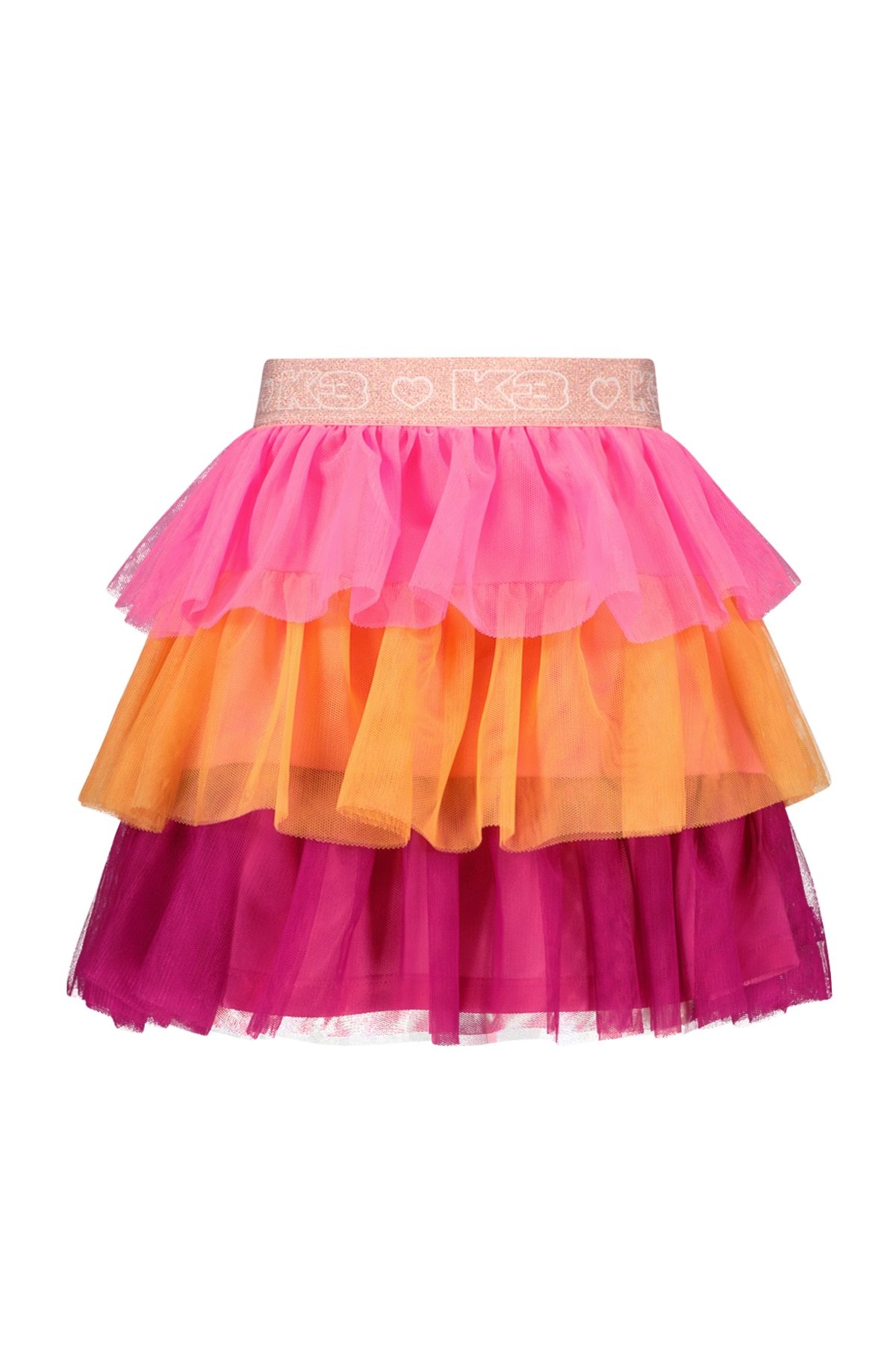 B.Nosy zomer rok meisjes - K3 - sugar plum roze - mesh - Rana