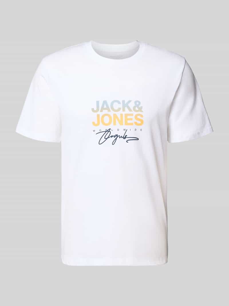Jack & Jones Shirt met print JORCANGGU TEE SS CREW NECK FST