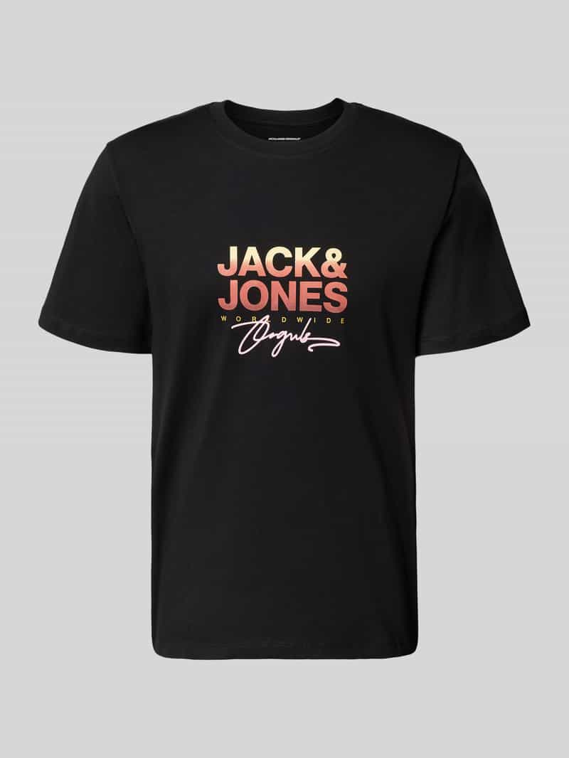 Jack & Jones Shirt met print JORCANGGU TEE SS CREW NECK FST