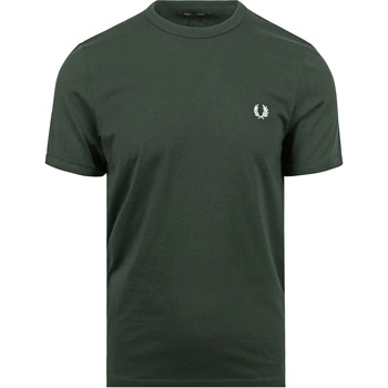 Fred Perry T-shirt  T-Shirt Donkergroen T50