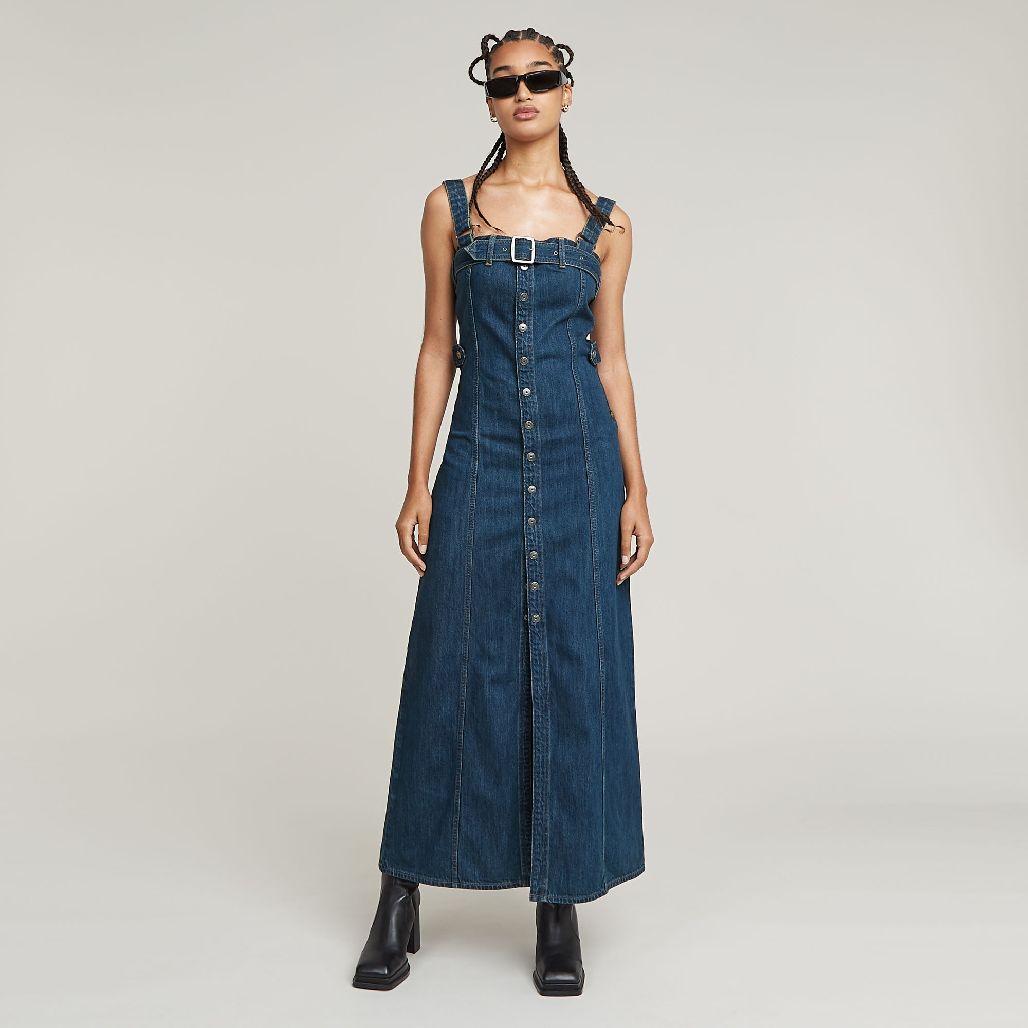 G-Star RAW Snaps Jurk - Donkerblauw - Dames