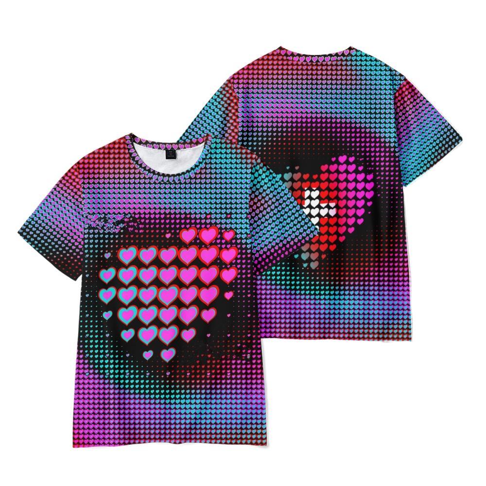 TOP COOL FASHION Grappige Eurovisie Songfestival 2025 T-shirts Coole heren T-shirt O-hals Casual Unisex Streetwear Mode T-shirt XS