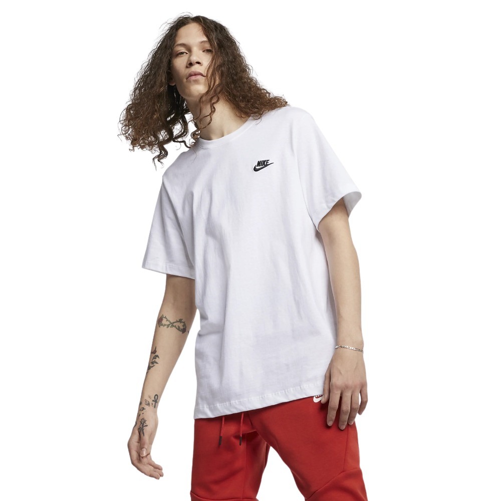 Nike Sportswear Club T-Shirt, White