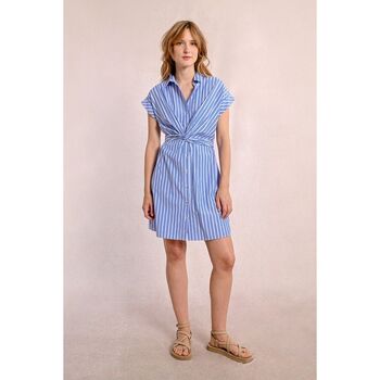 Molly Bracken Jurk  T1741ADP-LIGHT BLUE