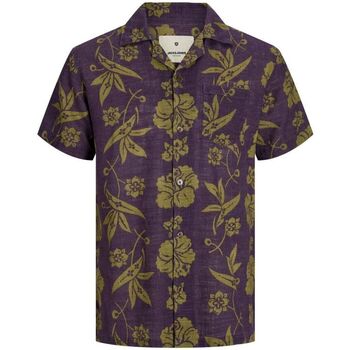 Jack & jones Overhemd Lange Mouw Jack & Jones 12254951 BLUFORES-PLUM PERFEC