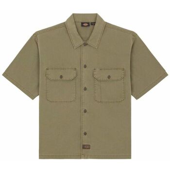 Dickies Overhemd Lange Mouw  UNIONVILLE WORK SHIRT DK0A4Z7Q-MGR1 MILITARE