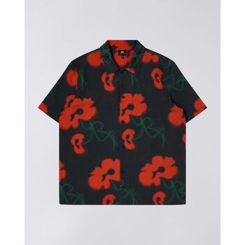 Edwin Overhemd Lange Mouw  I033388.60B.67. GARDEN-60B.67 RED/BLACK