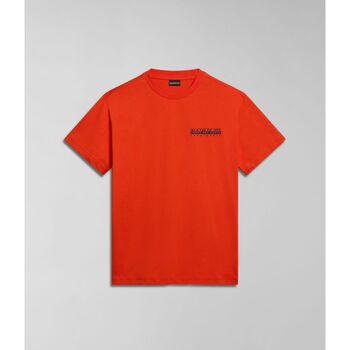 Napapijri T-shirt  S-GOUIN NP0A4HTQ-A63 ORANGE SPICY