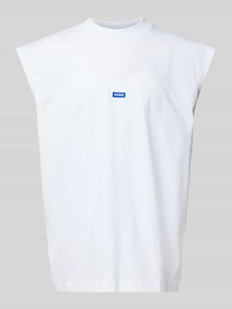 OTTO HUGO Blue T-shirt Navertz met hugo-label