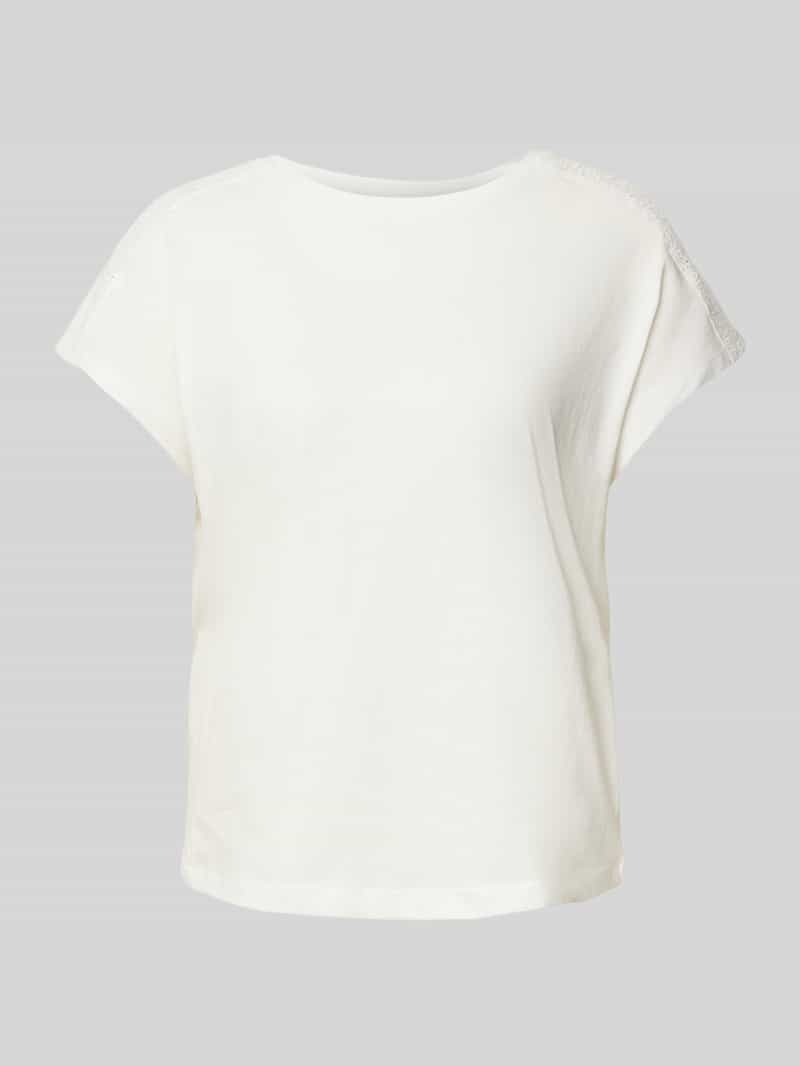 Vero Moda Shirt met korte mouwen VMEMMY SS LACE TAPE TOP JRS GA NOOS