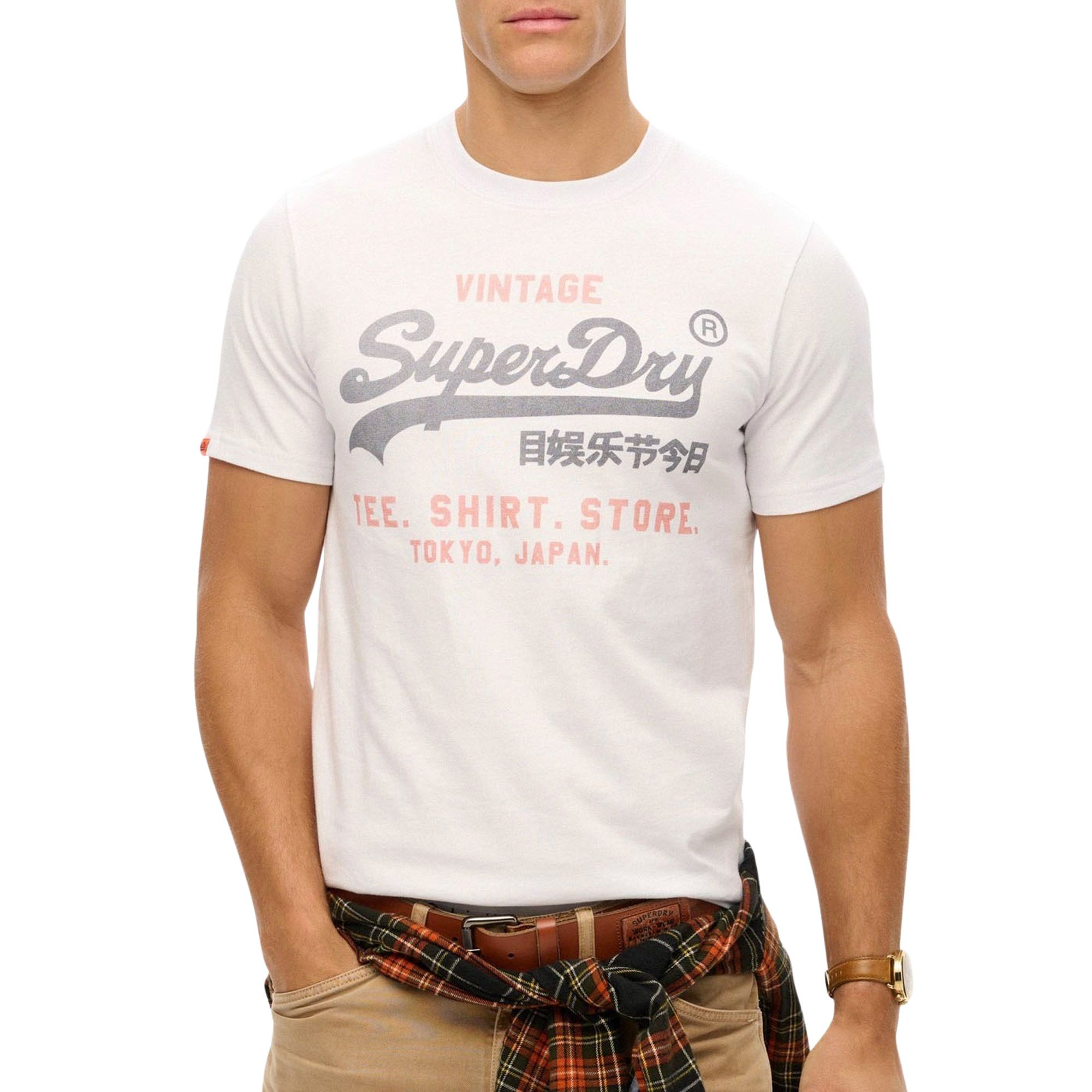 Superdry Shirt met ronde hals VL HERITAGE RELAXED TEE