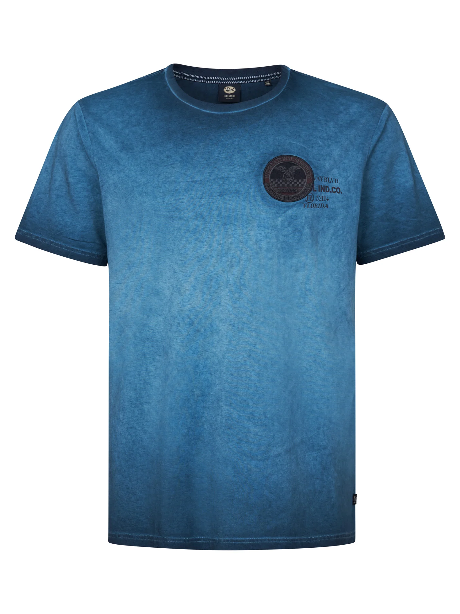 Petrol Industries Heren shirt- m-1050-tsr6070 5178 navy blue