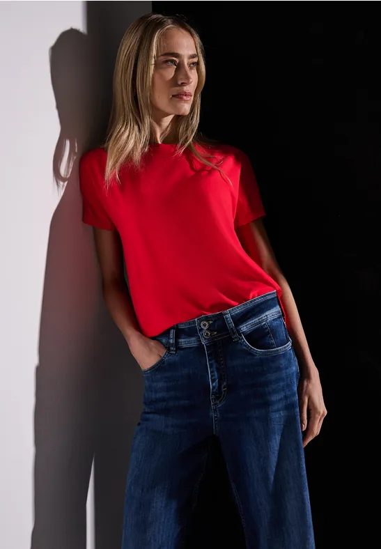 STREET ONE Shirttop Style Crista met hangende schouders