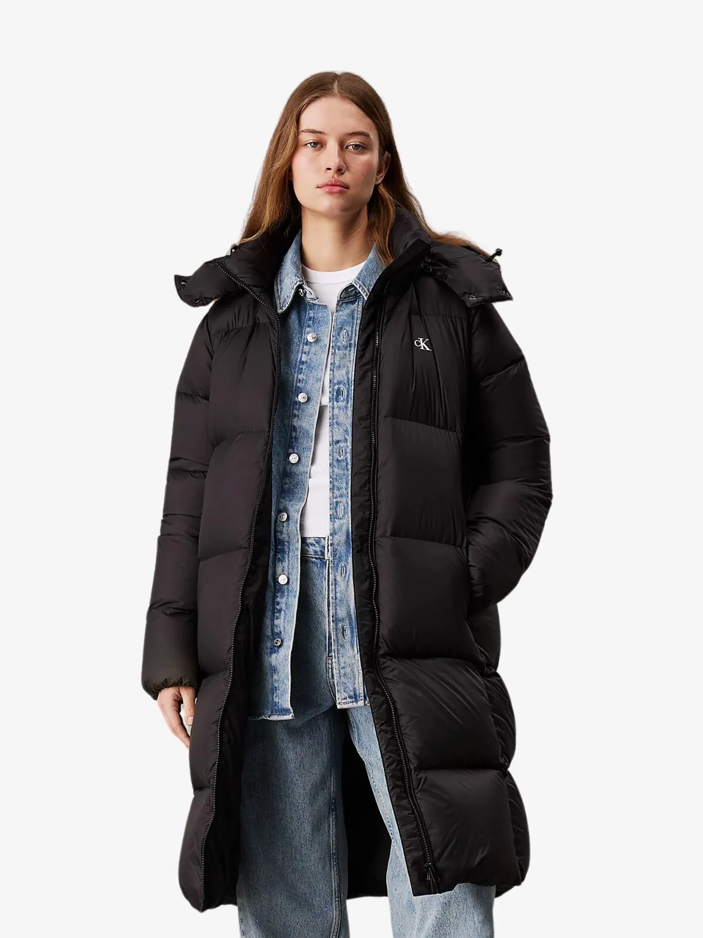 Calvin Klein Down long puffer, beh