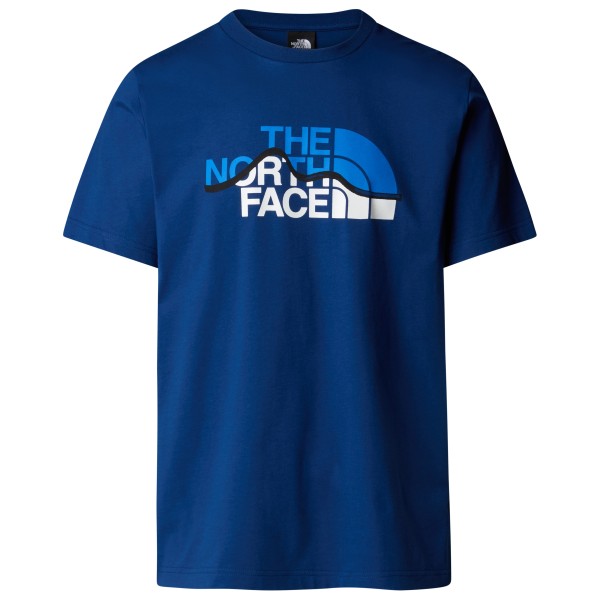 The North Face  S/S Mountain Line Tee - T-shirt, blauw