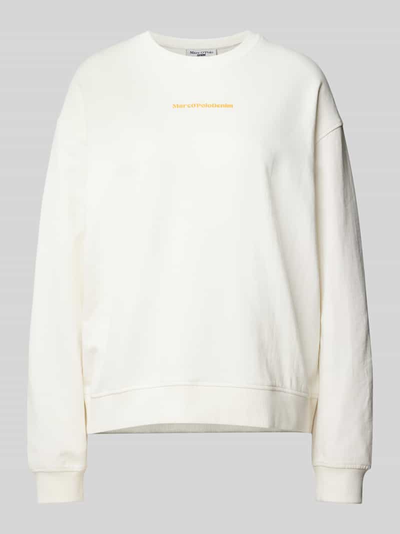 Marc O'Polo DENIM Sweatshirt oversized, meerkleurige print op de rug