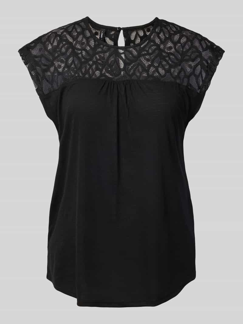 Only Kanten shirt ONLSINDY LIFE S/S O-NECK MIX TOP JRS