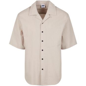 Urban Classics Overhemd Lange Mouw  Chemise seersucker