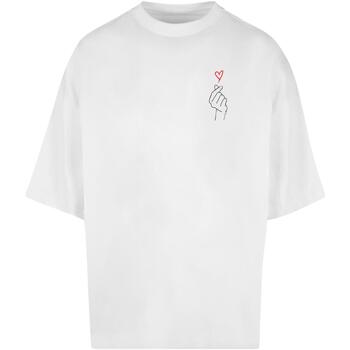 Merchcode T-shirt Korte Mouw  T-shirt K Heart Huge