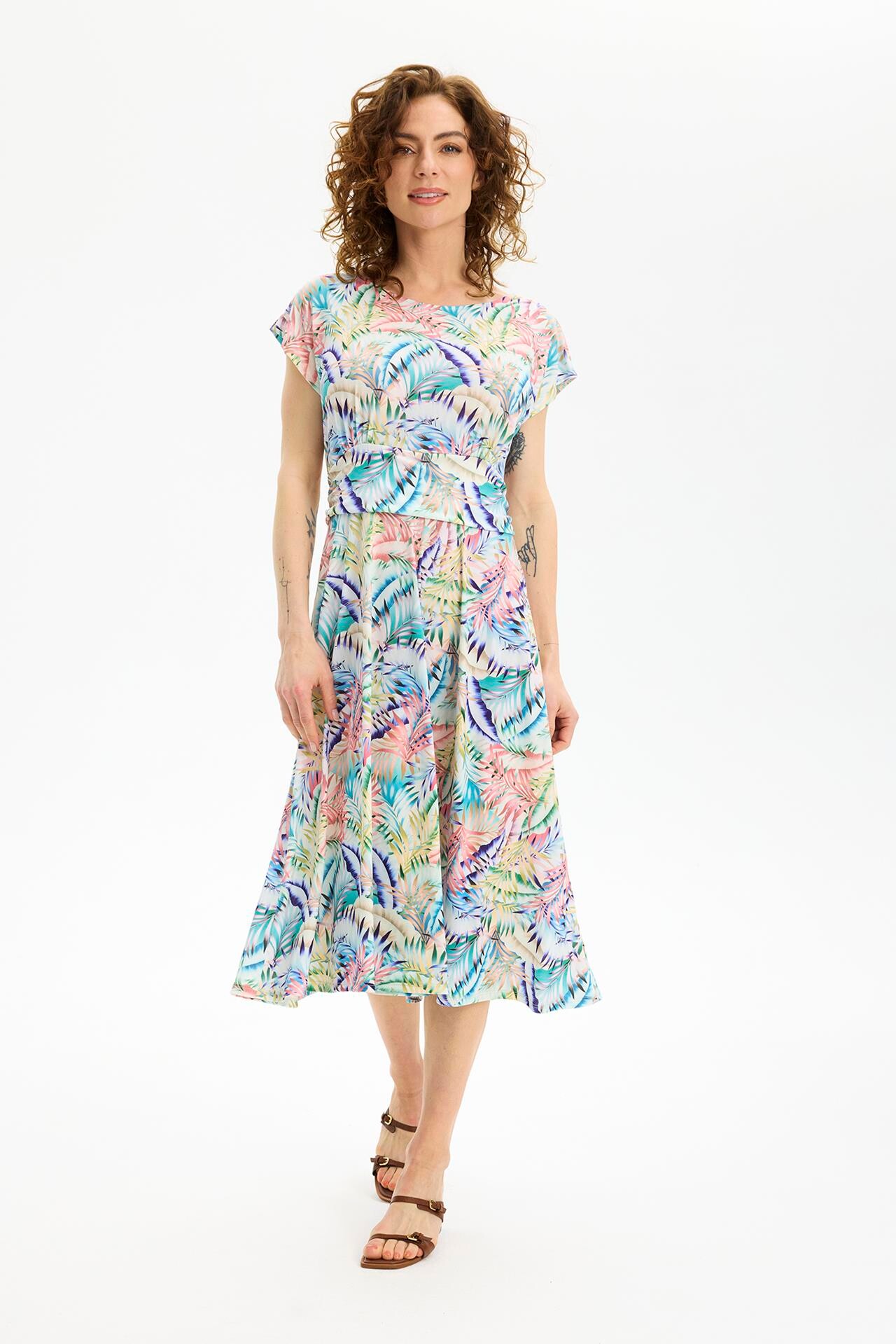 IN FRONT CHAMALLOW DRESS 16667 000 (Multicolour 000)