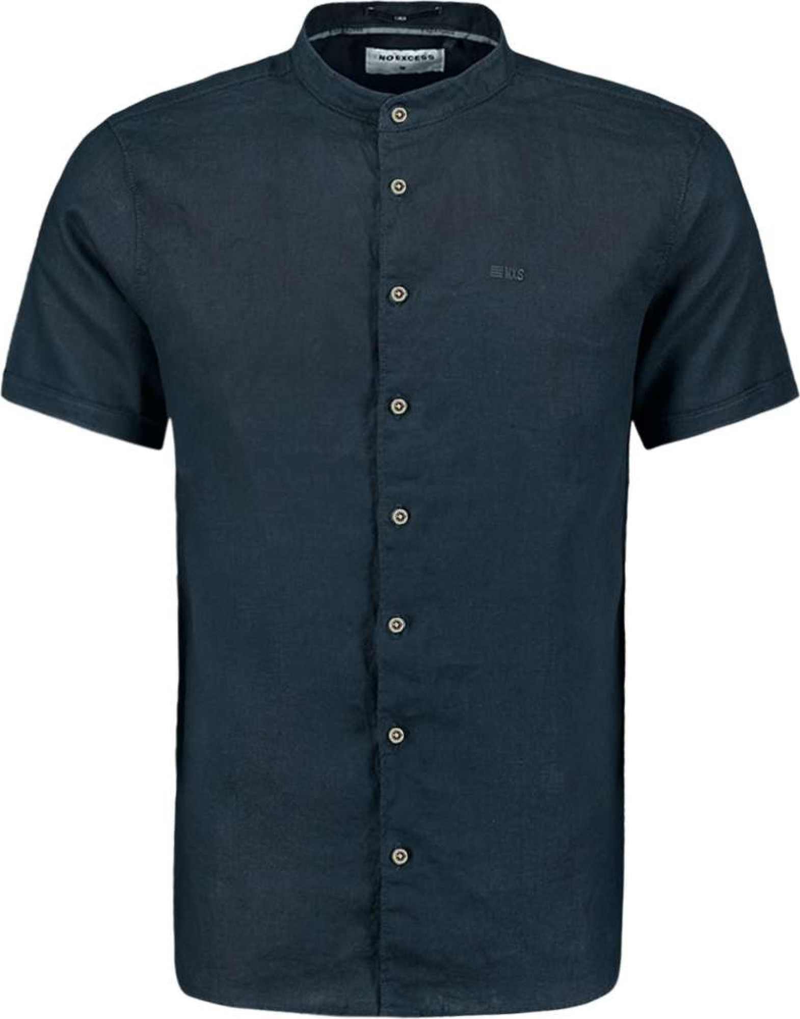 No Excess Shirt short sleeve granddad solid w night