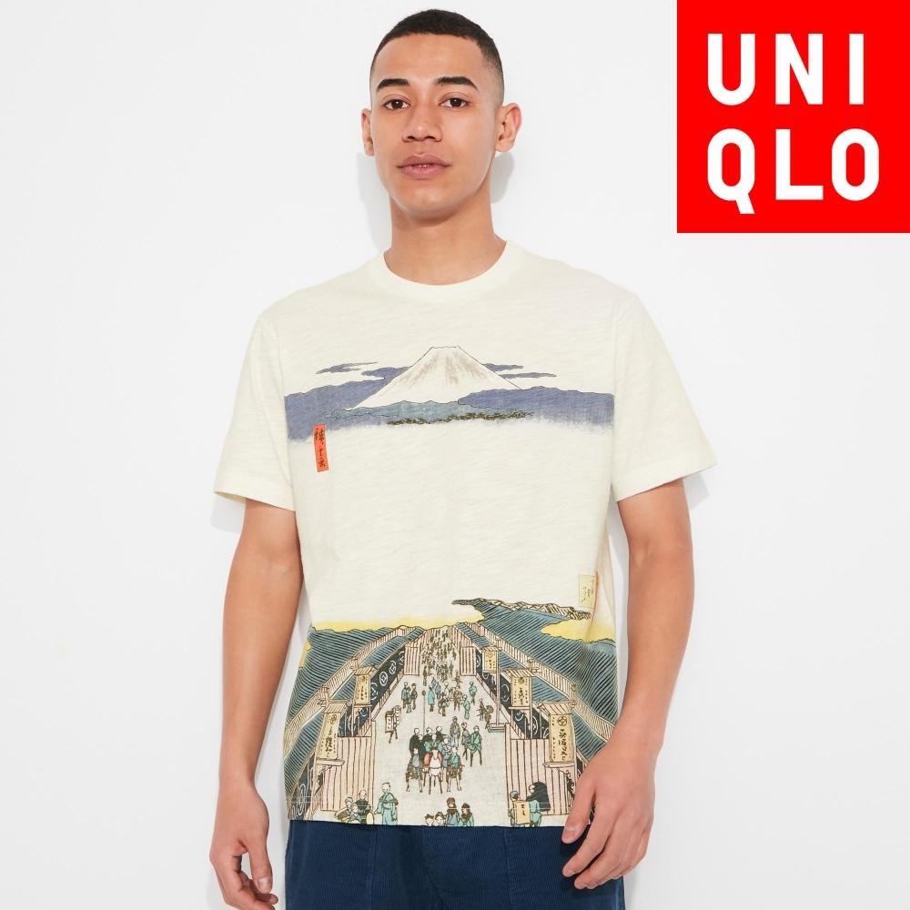 Uniqlo Japan Ukiyo E UT Grafisch T-shirt met korte mouwen 01 OFF WHITE/XXL