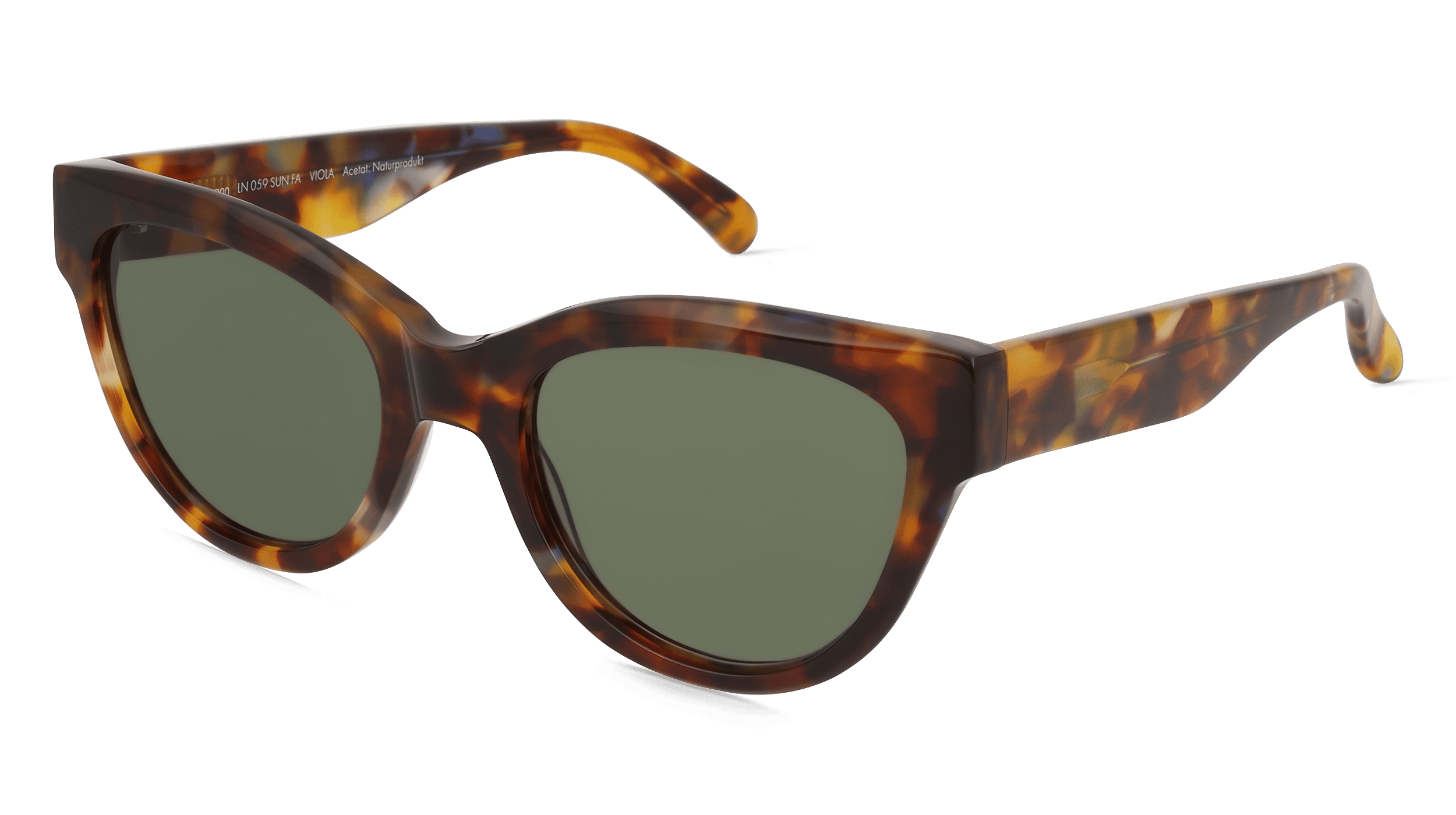 Fielmann LN 059 SUN FA VIOLA Vrouwen Zonnebril, Havanna glanzend