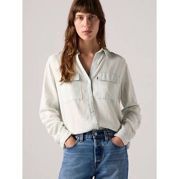 Levi's Overhemd Levis A7467 0029 - DOREEN UTILITY-COLETTE STRIPE ECRU DENIM