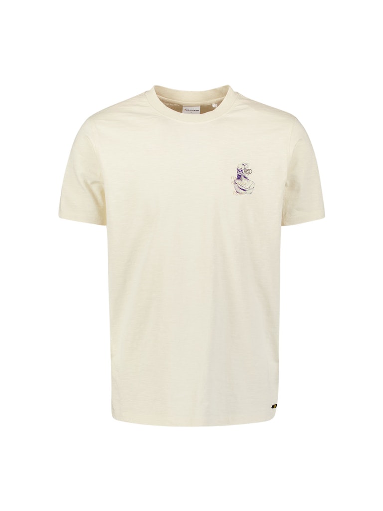 No Excess 27350309 t-shirt crewneck slub placed prints