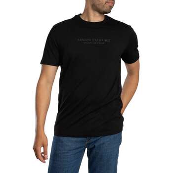 EAX T-shirt Korte Mouw  Logo grafische T-shirt