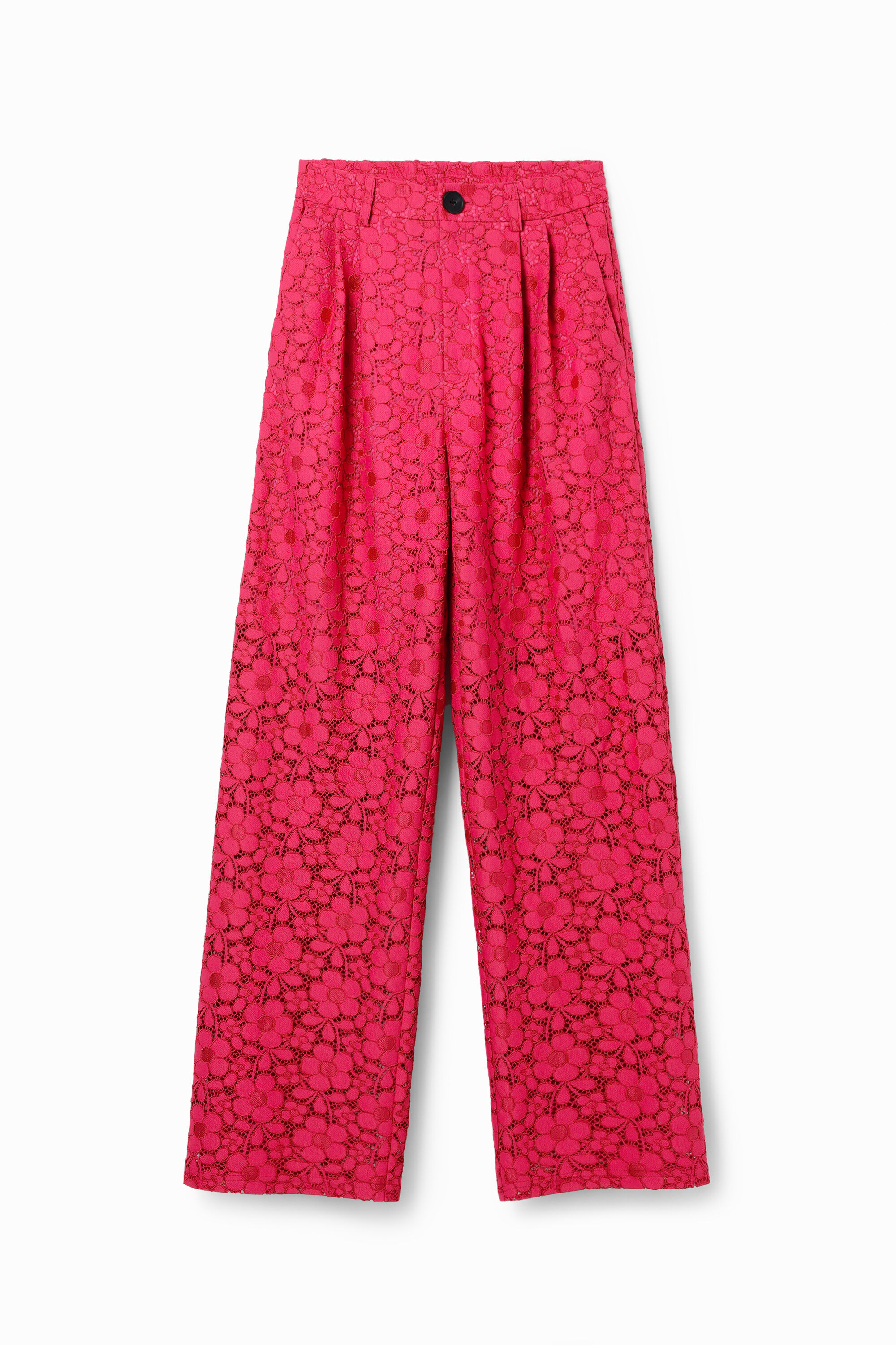 Desigual Pantalon bloemenkant - RED