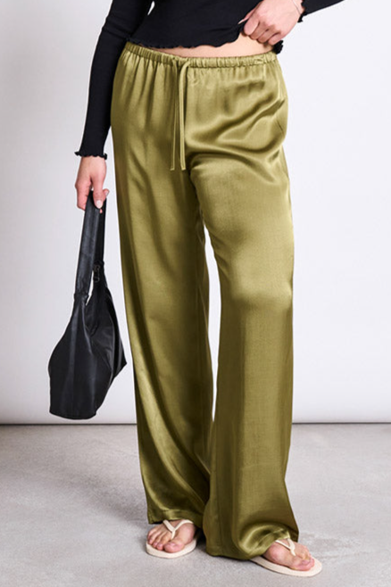 JAN N JUNE JAN 'N JUNE Damen vegan Fris Hose Woody OlivgrÃ¼n