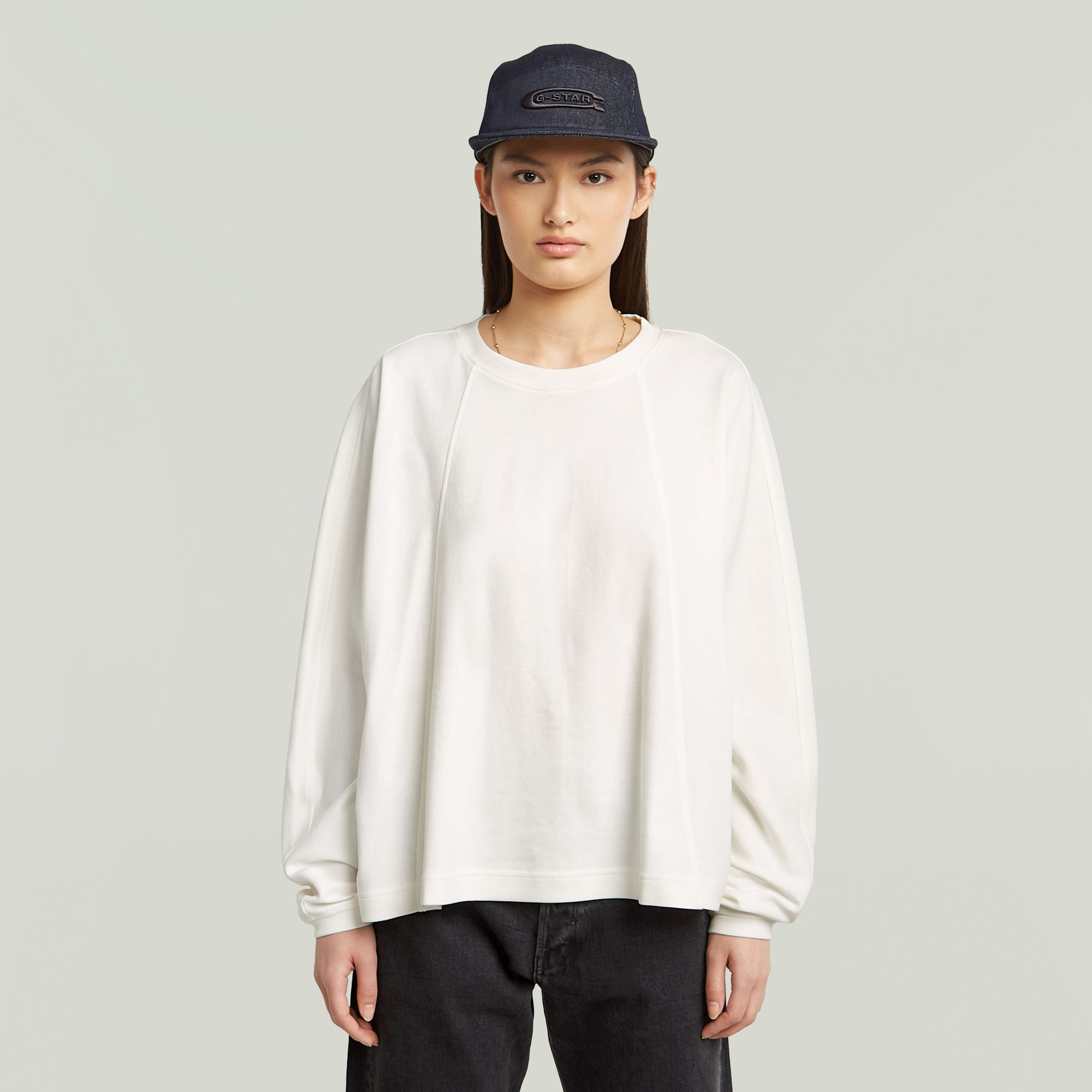 G-Star RAW A Line Oversized T-shirt - Wit - Dames