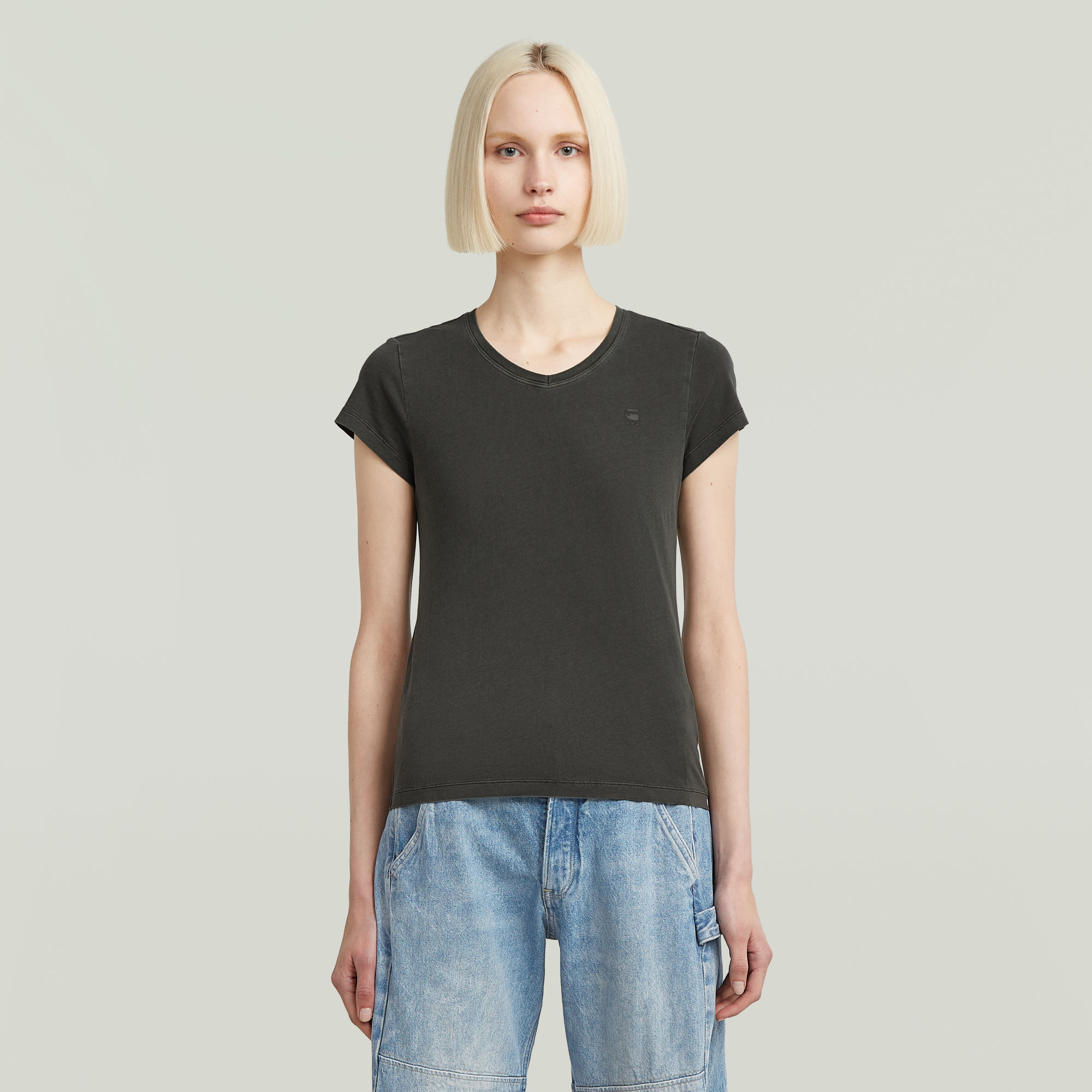 G-Star RAW Eyben Slim V 2.0 T-Shirt - Grijs - Dames