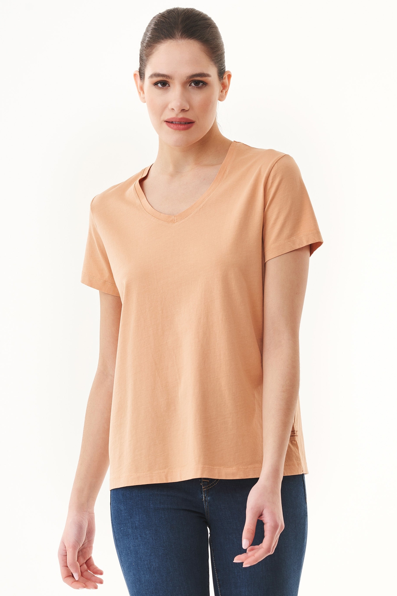 ORGANICATION Damen vegan Natural Dye T-Shirt Aus Bio-Baumwolle