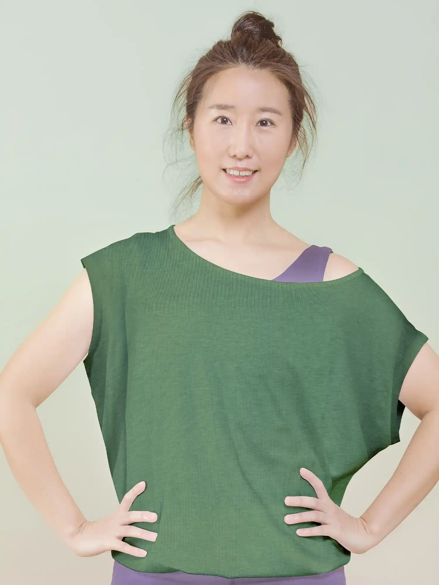 Nice to meet me Damen vegan T-Shirt Relax Avocado GrÃ¼n