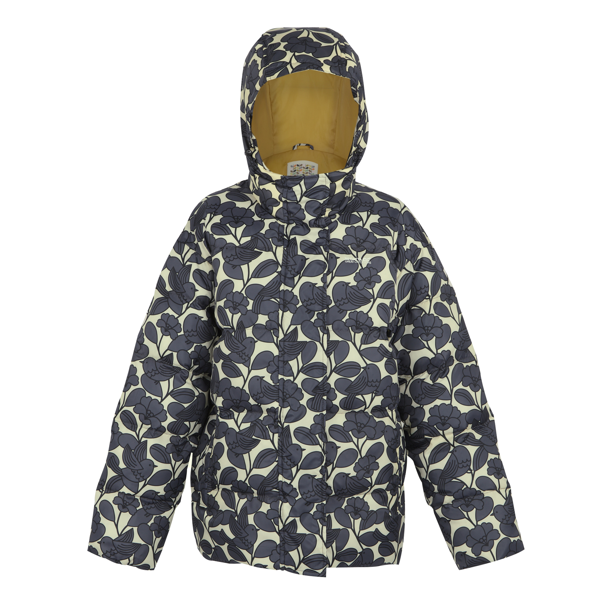 Regatta Dames orla kiely birdy gewatteerde oversized jas