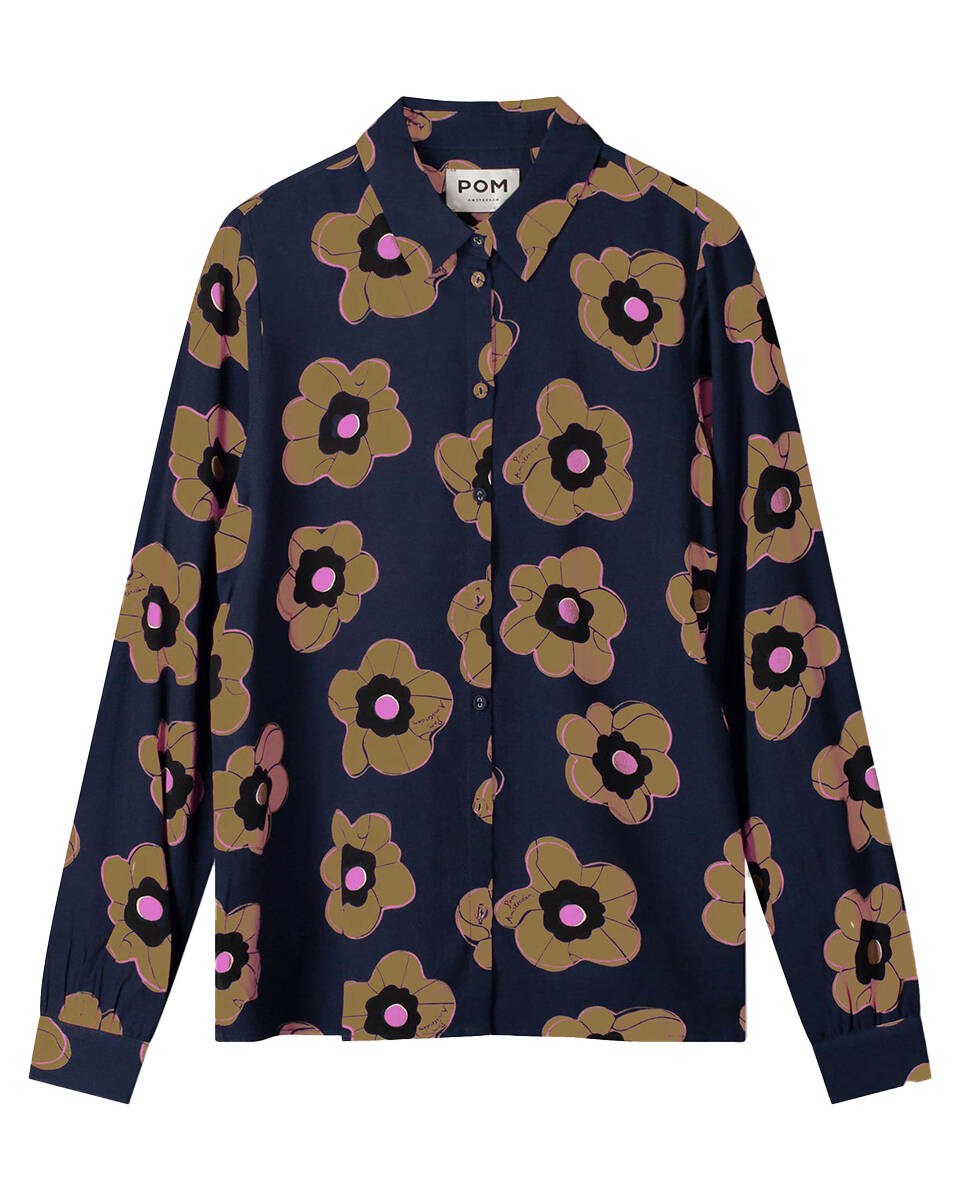 Pom Amsterdam Blouse lange mouw sp9256