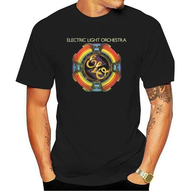 Plus Size FUGUIS ELO Electric Light Orchestra Rockgroep 3D T-shirt Zomer Korte Mouw Casual Grafisch T-shirt Heren Dames T-shirts 4XL
