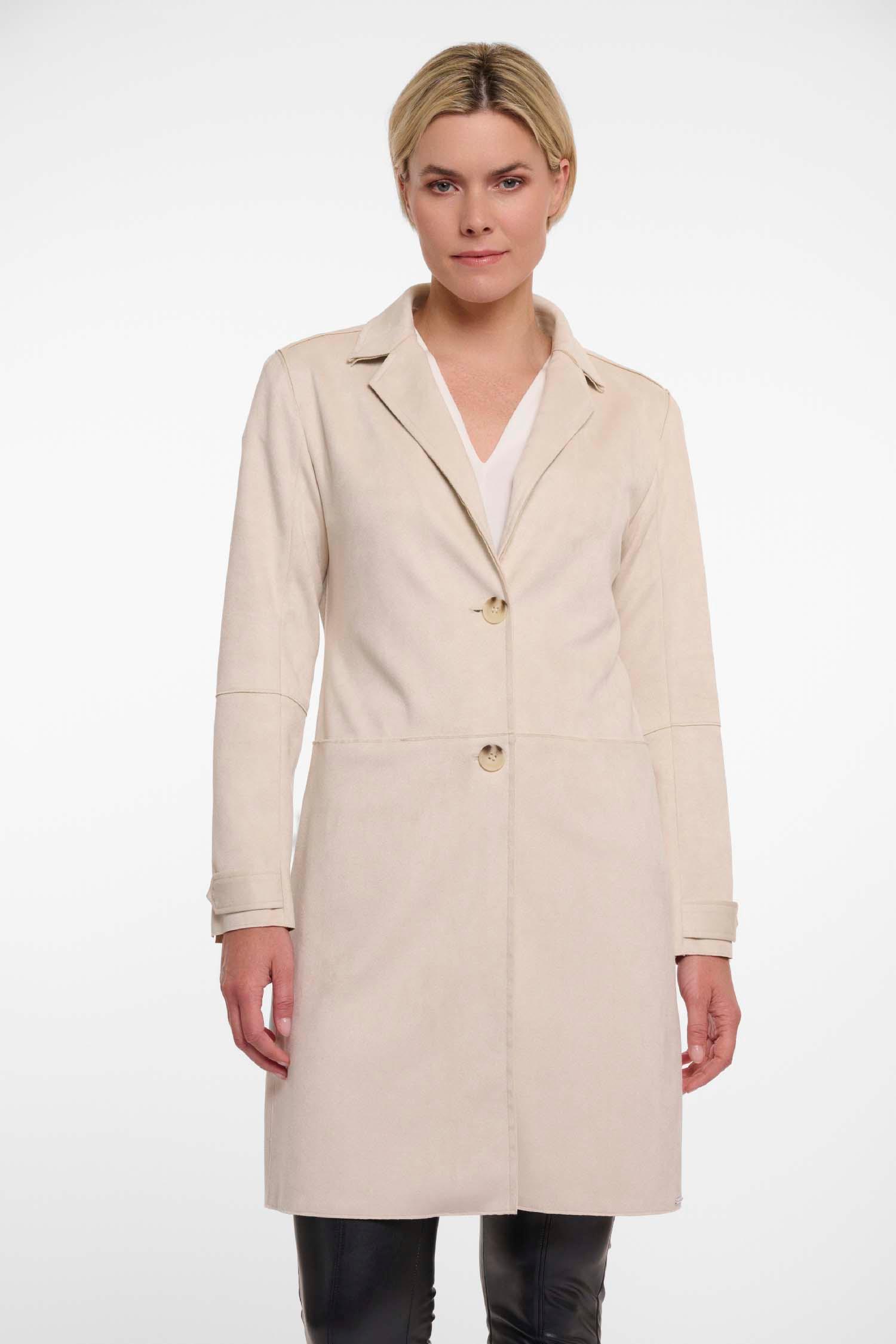Rino & Pelle Babice.7002521 faux suede coat