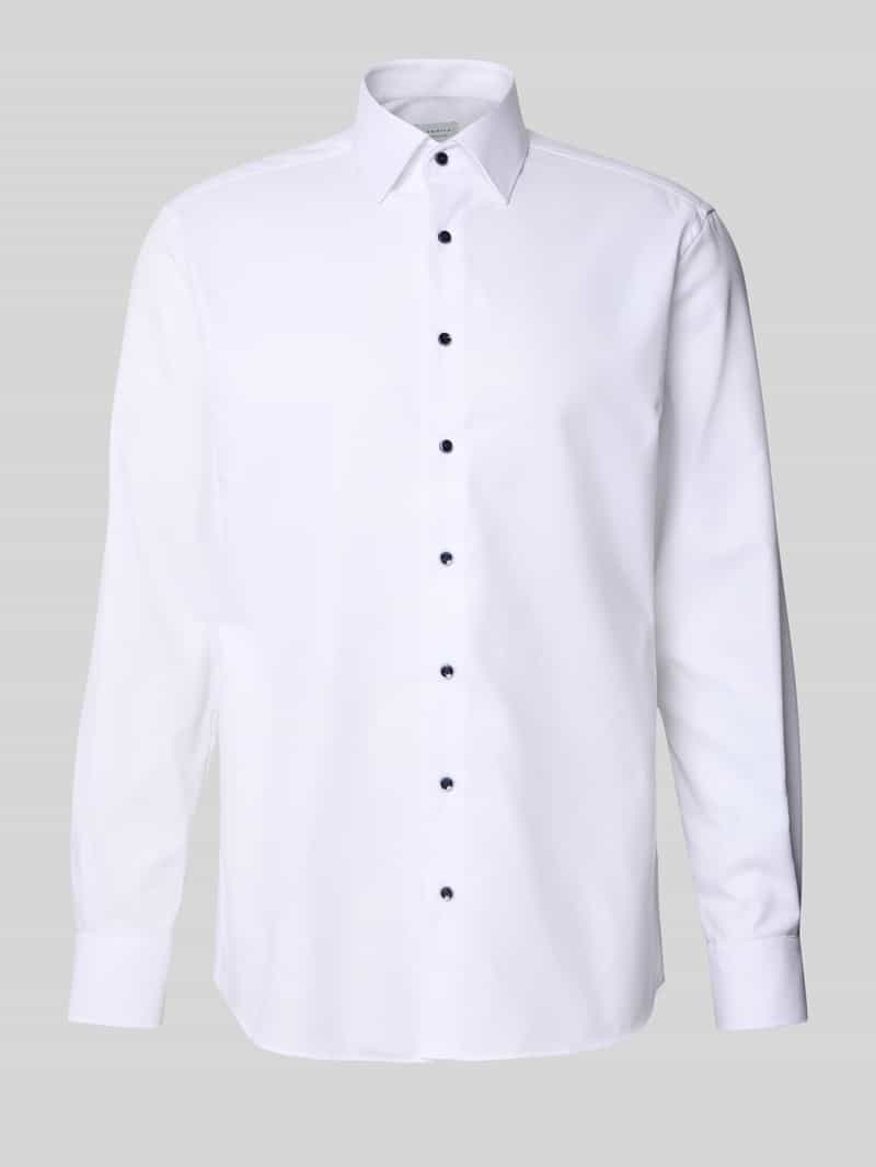 Eterna Overhemd met lange mouwen MODERN FIT NON IRON (strijkvrij)