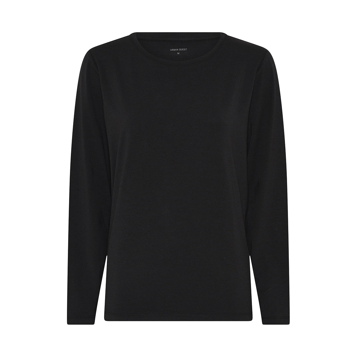 Urban Quest Bamboo Loose Fit blouse, zwart