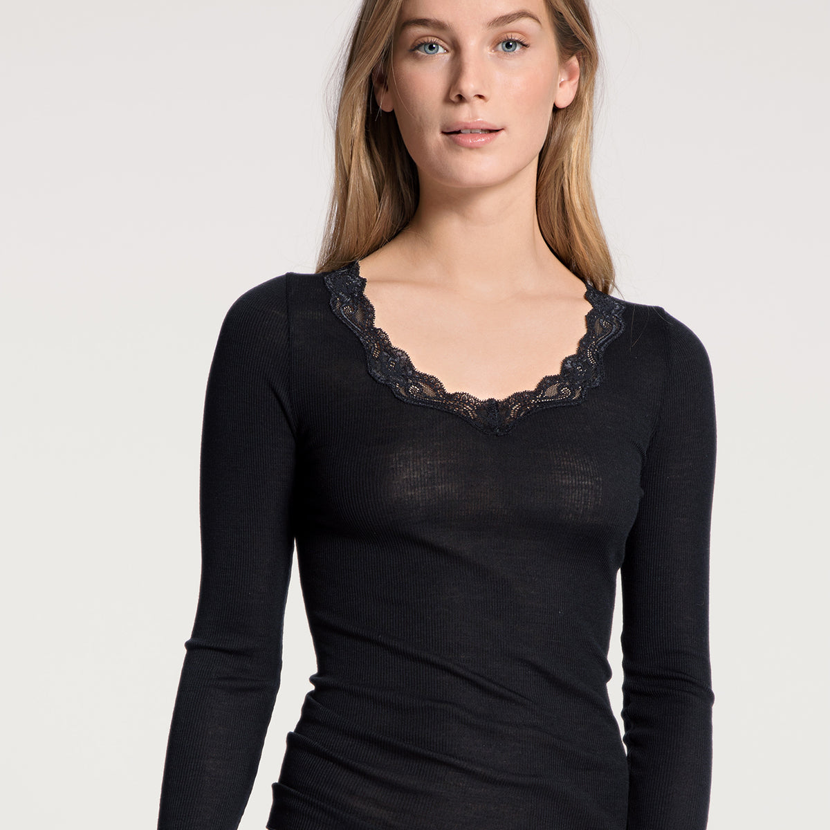 Calida blouse, zwart