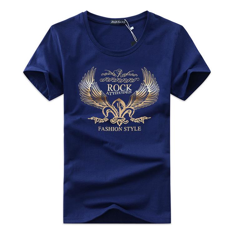 Bistrota Casual katoenen T-shirt met korte mouwen voor heren L