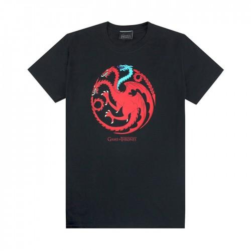 Game Of Thrones Heren ijs en vuur draken embleem T-shirt XXL zwart