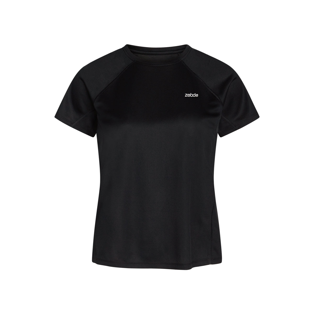 Zebdia Women Sports t-shirt, zwart